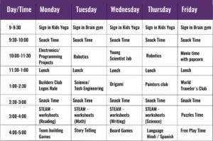 steam spring camps