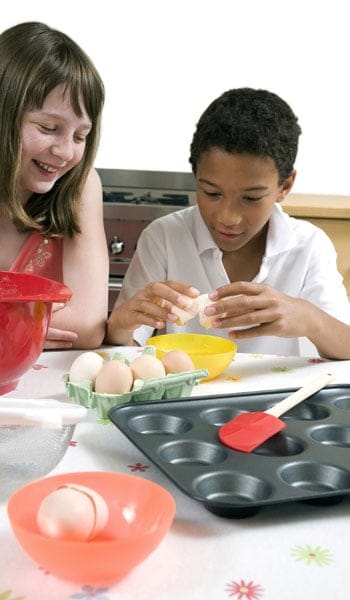 kids cooking and baking